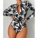 Aria Basics New High-End Women's Printed Diving Suit Beach Sexy Swimsuit Bikini European And American Foreign Trade One-Piece_ecoleips.com