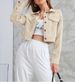 Cotton Corduroy Jacket For Women – Short Single-Breasted Lapel Coat With Long Sleeves_ecoleips.com