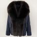 Women's Clothing Winter New Style Fur Fox Fur Collar Down Jacket Women's Short Thick Fashion Parka Coat_ecoleips.com