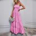 2026 Cross-Border Spring Summer New European And American Foreign Trade Women's Camisole Waist-Cinching Striped Vacation_ecoleips.com