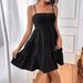 Women's Clothing Camisole Mini Dress Sleeveless Flowy A Line Short Dress_ecoleips.com