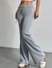 Autumn And Winter New Solid Color Drawstring Women's Bell-bottoms Casual Fashion Dressing_ecoleips.com