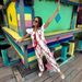 Women's Clothing Summer Crayfish Print Bow Leisure Two Piece Suit_ecoleips.com