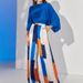 Women’s Clothing New Temperament Loose Commuter Blue Top High Waist Wide Leg Pants Suit_ecoleips.com
