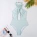 European And American Style One Piece Swimsuit 2026 Sexy Hip Hugging Skirt Bikini Sun Protection Beach Dress Swimwear for Hot Spring_ecoleips.com
