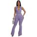 Women's Clothing Fashion Sexy Slim Washed Distressed Lines Stitching Set_ecoleips.com