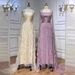 Women’s Clothing temperament sexy long skirt evening dress celebrity aura host performance banquet dress sexy long skirt_ecoleips.com