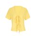 AD457 Quality Model 2025 Summer Girl's Style Fresh And Sweet Polyester Cardigan V-Neck Slim-Fit Women's T-Shirt_ecoleips.com