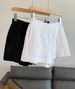 Suitable For All Seasons Korean Style New Casual Linen Wide-Leg Pants For Women Summer High-Waist Cotton-Linen White Design Sense Niche High-End_ecoleips.com