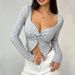 Voya Women's Clothing, Be Careful With The Machine, Sexy T-shirt, Spring And Summer New Style, Slim Fit And Slimming Short Style, Exposed Navel Top_ecoleips.com