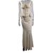 SDM63 Women's Elegant Embroidered Cotton Vest Lace Trim High Waisted Fishtail Skirt Two Piece Set_ecoleips.com