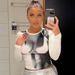 Tie Dye Long Sleeve Crops Tops Crewneck Slim T-shirts Spring Casual Print Tees For Women Y2k 3D Stereoscopic Streetwear Tshirt_ecoleips.com