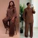 Plus Size Women's African Print Shirt And Wide Leg Pants Set 2024 Summer Loose Fit Two Piece Outfit_ecoleips.com