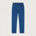 HOUSE Spring/Summer Vintage Layered Indigo Casual Washed Soft Cotton Slim Straight Jeans For Women_ecoleips.com