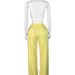Women's Clothing Style Women's Summer High Waist Wide Leg Pants Set Double Waist Design Fashionable Clothing_ecoleips.com