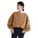 Women's Striped Loose Fit Sweatshirt Style Casual Cotton Round Neck Top For Spring And Autumn_ecoleips.com