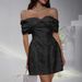 Diyun Cross-Border European And American Party Evening For Women With Bowknot Socialite Style Strapless Dress 2025_ecoleips.com