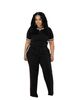 Women's Trendy Patchwork Ribbed Color Block Two Piece Set TW825 European And American Spring Summer Fashion Loose Casual_ecoleips.com