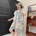 Embroidered 2025 Summer New Style Simple Retro Round Neck Women's Fashionable Cardigan Vest Top_ecoleips.com