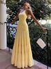 Hugcitar One Shoulder Slips Backless Sexy Ruffles Elegant Pleated Maxi Prom Dress Summer Women Clothes Birthday Party Festival_ecoleips.com