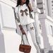 Women's Letter Print Hoodie Set, Long Sleeve Pullover Sweatshirt And Elastic Waist Pants_ecoleips.com