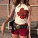 Summer Cool Sleeveless Pullover Vest for Women European American Style Printed Slim Fit Sexy Hot Comfortable Top_ecoleips.com
