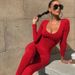 2025 Summer New Fashion Long Sleeve Slim Fit Hip-Lifting One-Piece Pants Wholesale_ecoleips.com