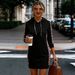 Women's Leopard Print Patchwork Loose Casual Style Elegant Design Spring And Autumn Hooded Dress 0052 #_ecoleips.com