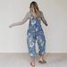 Women's Clothing Street Style Loose Straight Leg Wide Leg Printed Denim Pants For Women_ecoleips.com