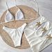 American Style Women's Clothing Bikini Set 2026 Summer Lace Up Skirt Three Piece Swimsuit For Beach Vacation_ecoleips.com