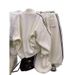 Sporty Casual Striped Stand Up Collar Baseball Jacket & Slimming Drawstring Wide Leg Pants Two Piece Set Warm Double Sided Fleece For Spring/Autumn_ecoleips.com