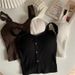 Women's Clothing Beautiful Back Small Sling Chic Vest Women's Autumn Sweet Cool Thin Outer Wear New Style With Chest Pad Bottoming Top_ecoleips.com