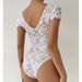 2025 Summer New European And American Solid Color Lace Lace Perspective Deep V Backless Unique Design Jumpsuit_ecoleips.com