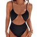 Women's Clothing One Piece Swimsuit Sexy Belly Control Swimsuit_ecoleips.com