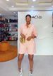 Spring Fashionable Casual Two Piece Set Women's Striped Short Sleeve Shirt And High Waisted Wide Leg Shorts Style_ecoleips.com