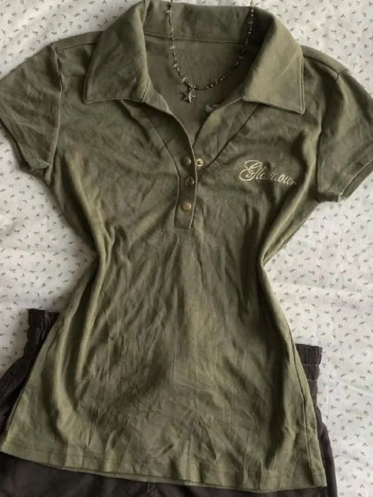 Women's Printed Flared Fit Short Sleeve Top_ecoleips.com
