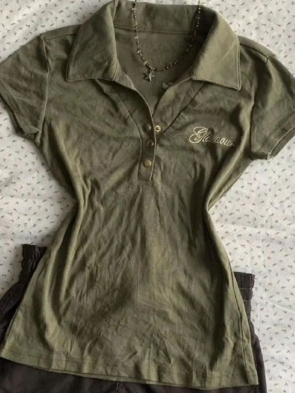 Women's Printed Flared Fit Short Sleeve Top_ecoleips.com