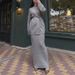 V-Neck Ribbed Tie-Waist Knit Sweater & Pencil Skirt Set - Autumn Casual Outfit For Women (XS-XXL, Multiple Colors)_ecoleips.com