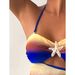 Women's Clothing Solid Color Gradient Tube Top Detachable Sling One Piece Swimsuit Female New Skirt Suit_ecoleips.com