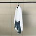 Stylish Denim And White Shirt Two-Piece Set, Long Sleeve Lapel Top With Detachable Waist Accent For Women_ecoleips.com