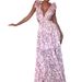 2023 Summer European And American Cross-Border Trade New Fashion Pastoral Print Backless Sexy Strap Flared Dress_ecoleips.com