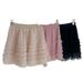 2025 Four Seasons Multi-layer Cake Short Half Women's Skirt Sweet Korean Style Patchwork Versatile_ecoleips.com