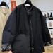girl Autumn Winter Unique New Retro Stylish Round Neck Jacket Loose Lazy Casual Relaxed Cotton Coat_ecoleips.com