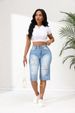 Women's Clothing High Quality Elastic Hole Denim_ecoleips.com