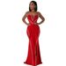 Women's Clothing Sexy Hot Diamond Mesh See Through Stitching Lace Hip Wrapped Elastic Suspender Dress_ecoleips.com