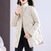 Women's Clothing Women's Down Cotton Jacket Mid Length New Style Loose Thickened Stand Collar Slim Cotton Jacket Women's Versatile Cotton Jacket_ecoleips.com