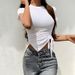 Voya 2026 Hot-Selling Item On European American International Platforms: Simple And Purely Alluring Round-Neck T-Shirt,_ecoleips.com