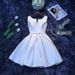 Women's Clothing White Simple Short Bridesmaid Dress New Summer Fairy Champagne Color Simple Small Slim Evening Dress_ecoleips.com