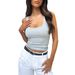 Women's Foreign Trade Outerwear, Plus Size With Fixed Chest Pads, Sports Camisole For Women, Fitness, Cross-border_ecoleips.com