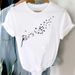 Cross-border Fashion Round-neck Simple Dandelion T-shirt For Women_ecoleips.com